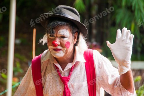 Preview: Portrait of impersonator as a joker, India.