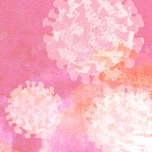 Preview: Abstract Background of Pink with Textured Circles