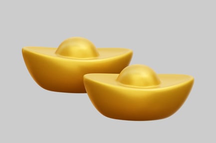Preview: Golden Chinese Ingots
