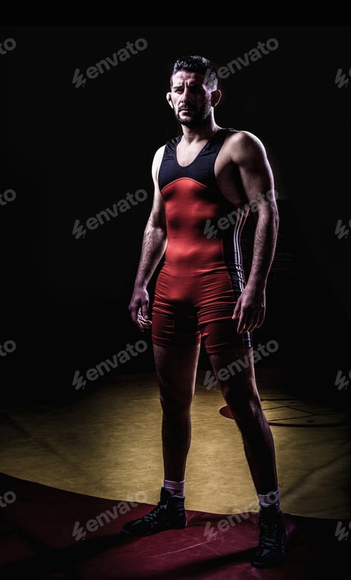 Preview: Portrait of a male wrestler