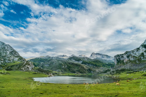 Preview: Covadonga lake in Asturias