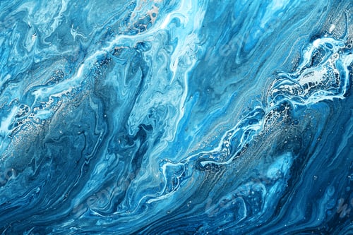 Preview: Abstract acrylic fluid texture in pink colors.