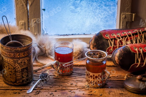 Preview: Warming tea in a winter day