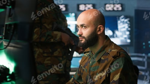 Preview: Soldiers managing combat load equipment before warfare assault mission