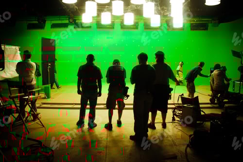 Preview: Movie production visual effects green screen