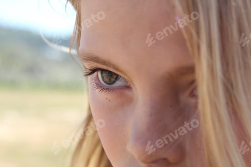Preview: Close up portrait of a girl
