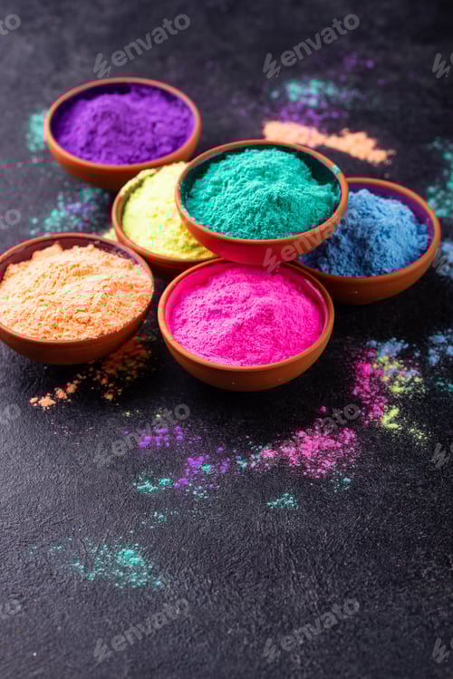 Preview: Gulal colors for Indian Holi festival