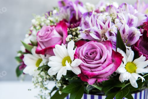 Preview: Bouquet of pink flowers