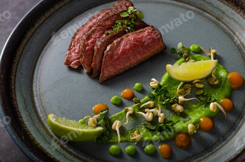 Preview: Beef steak food styling
