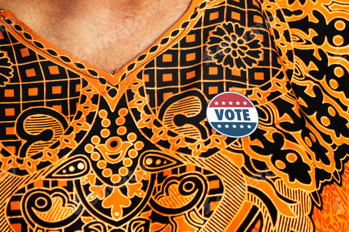 Preview: Vote sticker on a chest