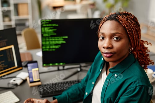 Preview: Portrait of Black Woman as Software Developer