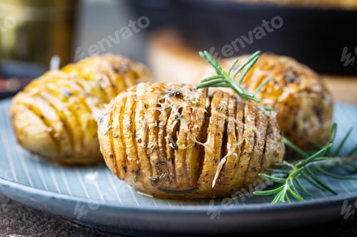 Preview: Baked hasselback potatoes
