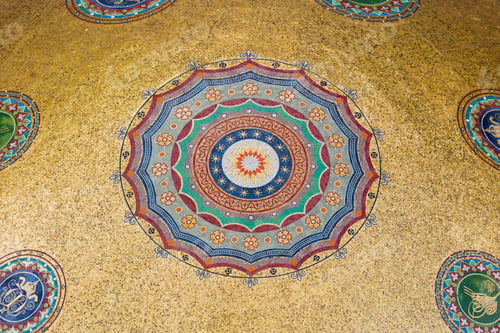 Preview: Ceilings of German Fountain at old hippodrome in Istanbul, Turkey
