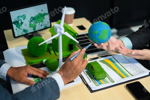 Preview: Renewable energy-based green businesses and global warming. Reduce CO2 emission.