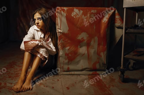 Preview: Young female victim in mental hospital basement