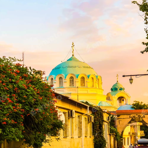Preview: View of the Cathedral of St. Nicholas the Wonderworker (Evpatoria)