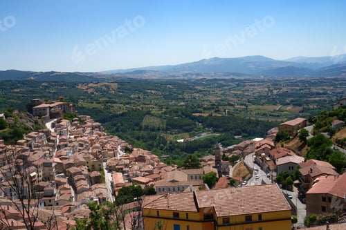 Preview: View of Muro Lucano, in Potenza province, Italy
