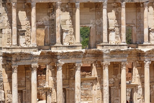 Preview: Library of Celsus in Ephesus ruins landmark site in Turkey