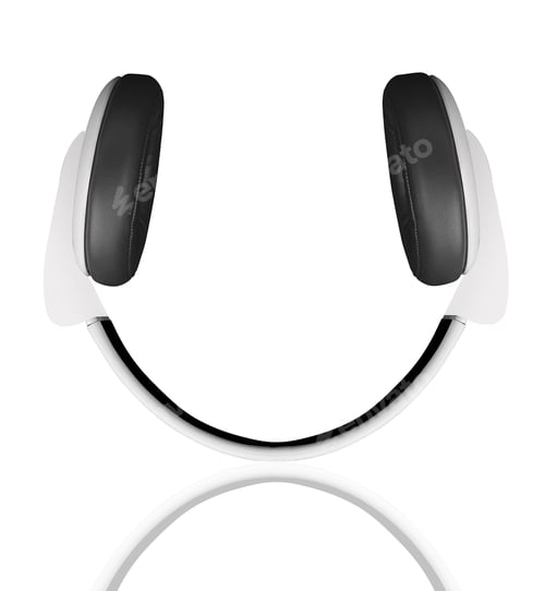 Preview: Wireless headphones isolated on white