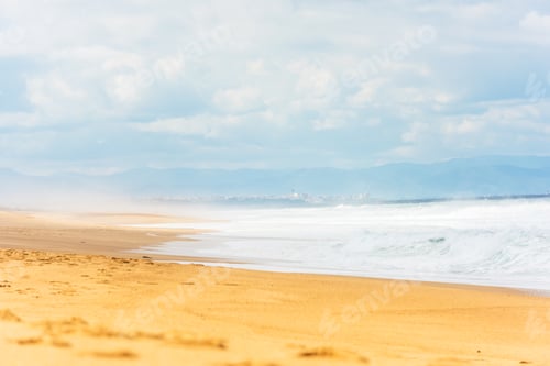 Preview: Long Sand Atlantic Beach with ocean waves