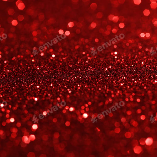 Preview: Abstract dark red background with sparkling bokeh.