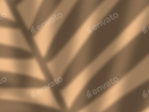 Preview: Beige shadow palm leaf background summer