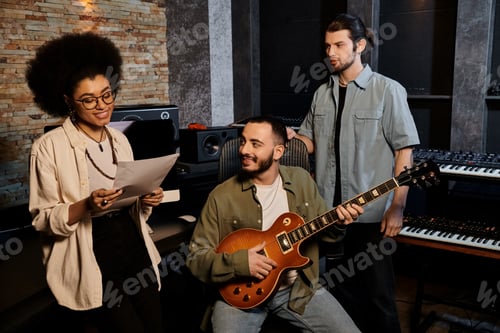 Preview: Harmonic confluence: musicians crafting melodies