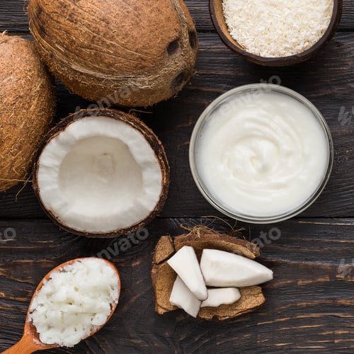 Preview: Cooking with coconut concept