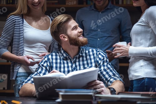 Preview: Young people in the library