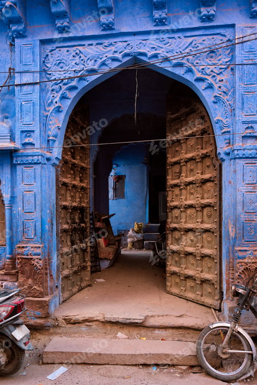 Preview: Blue houses in streets of of Jodhpur
