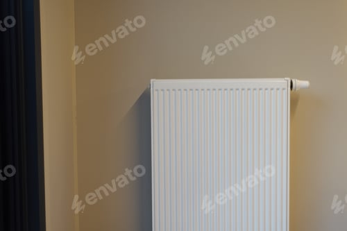 Preview: heating radiator under window in the room