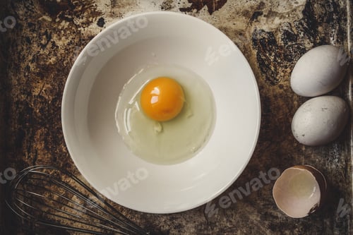Preview: Raw Eggs In A Bowl