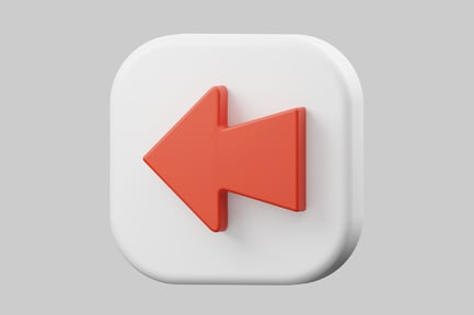 Vista previa: Elemento de interfaz de botón de flecha retro