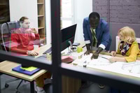 Preview: Architects developing project in team