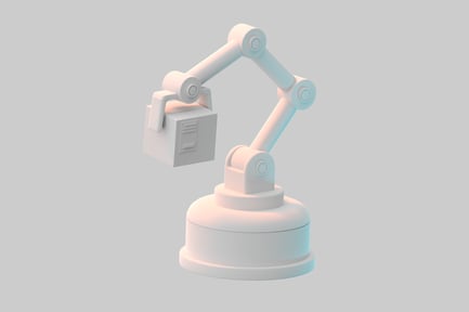 Preview: Robotic arm holding package