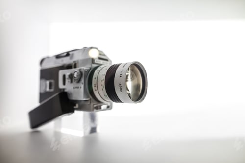 Preview: MILAN, ITALY - JUNE 9, 2016: retro camera at the Science and Technology Museum Leonardo da Vinci