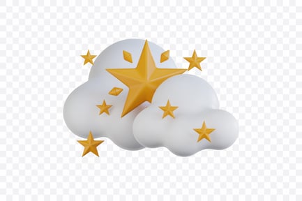 Preview: 3D Cloud With Stars