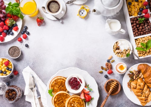 Preview: Assorted healthy breakfast