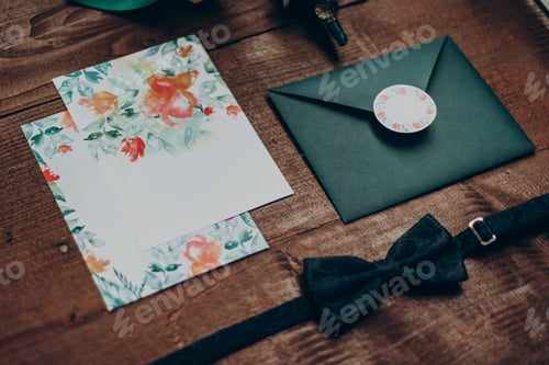 Preview: Rustic wedding invitation set