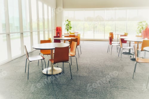 Preview: A discussion room with various table and chairs