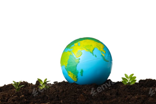 Preview: Earth Day, Environment and Eco concept, isolated on white background