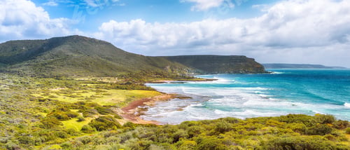 Preview: Amazing view at mediterranean coast and S'Abba Druche beach near Bosa