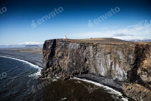 Preview: Lighthouse at Dyrholaey in iceland