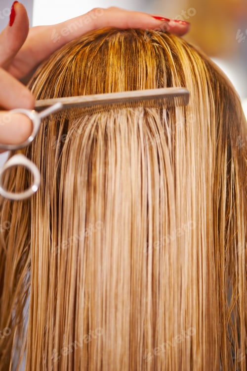 Preview: Caring for her beautiful blonde hair