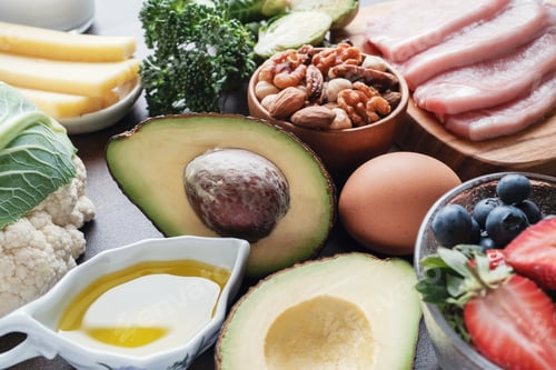 Preview: Ketogenic diet ,low carb, high fat, healthy food