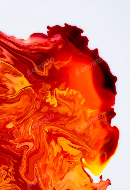 Preview: Abstract flow of liquid paints in mix