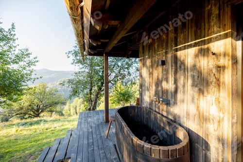 Preview: Rustic Outdoor Bathtub