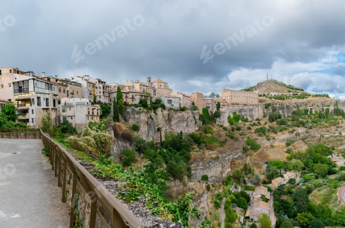 Preview: Valley where the "Casas Colgadas" are located in Cuenca, Spain