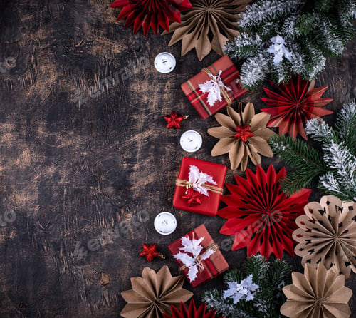 Preview: Scandinavian style Christmas paper decoration