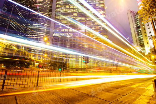 Preview: Car light trail in Hong Kong